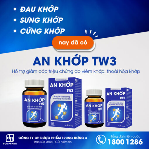 TPBVSK An khớp TW3 - Hộp 90 viên