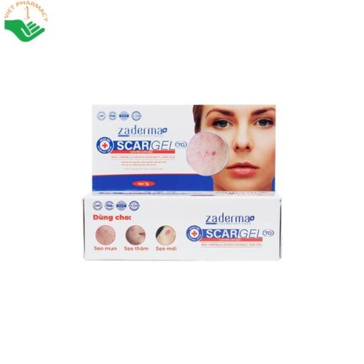 Zaderma Scar Gel 7D - Hỗ trợ mờ sẹo, giảm thâm, dưỡng ẩm