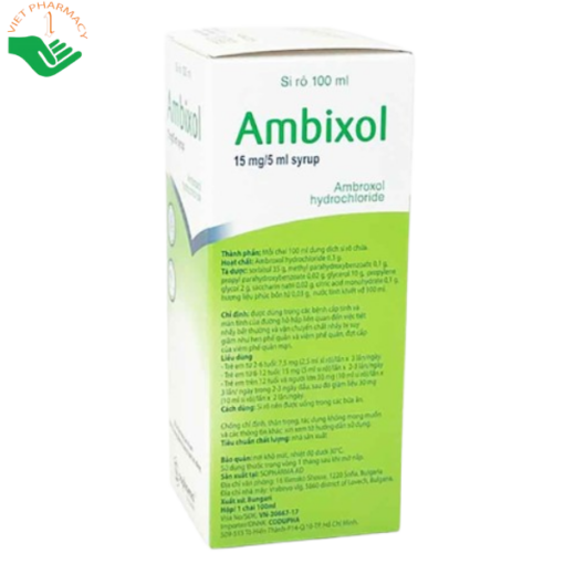 Thuốc Ambixol 15mg 5ml