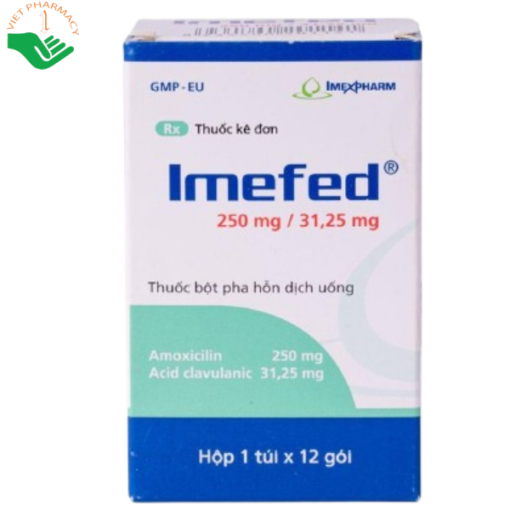 Thuốc Imefed 250mg/31,25mg