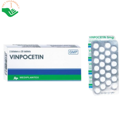 Thuốc Vinpocetin 5mg Mediplantex