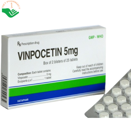 Thuốc Vinpocetin 5mg Mediplantex