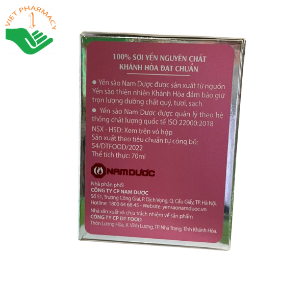 Yến sào Nam Dược 70ml