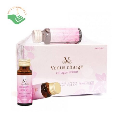 Nước uống Venus Charge Collagen 20000 (50ml x 10 chai)