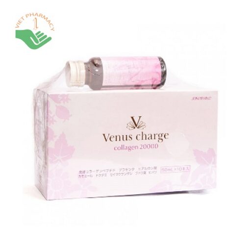 Nước uống Venus Charge Collagen 20000 (50ml x 10 chai)