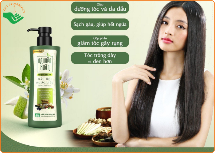 Dầu gội dược liệu Nguyên Xuân