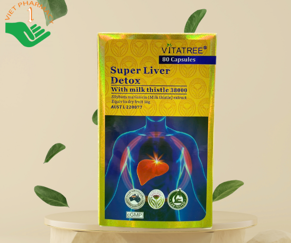 Bổ gan Vitatree Super Liver Detox (Hộp 80 viên)