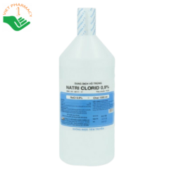 Dung dịch sinh răng, miệng, họng Natri Clorid 0,9% Pharmedic (Chai 500ml)