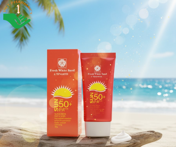 Kem chống nắng Tenamyd Fresh White Sand SPF 50 PA+++ (Tuýp 50g)