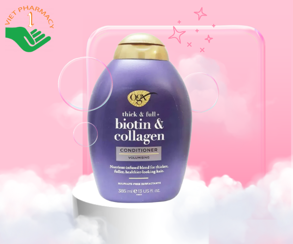 Dầu xả Biotin & Collagen OGX của mỹ 385ml