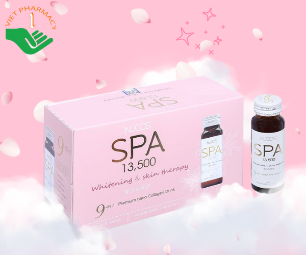 Nước uống hạn chế lão hóa, làm đẹp da Nucos Spa 13.500