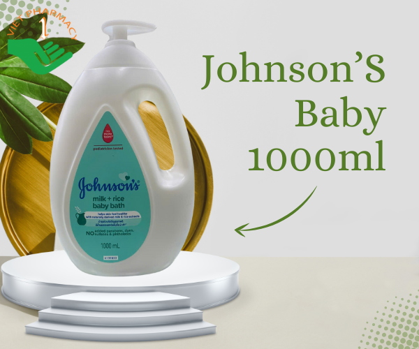 Sữa tắm chứa sữa và gạo Johnson’S Baby 1000ml
