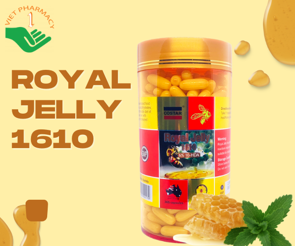 Viên uống sữa ong chúa Royal Jelly 1610