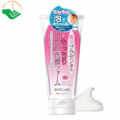 Sữa rửa mặt White Label Premium Placenta Wash làm trắng da, giàu dưỡng chất nhau thai