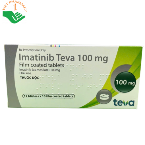 Thuốc Imatinib Teva 100mg dùng trong điều trị ung thư bạch cầu tuỷ mạn