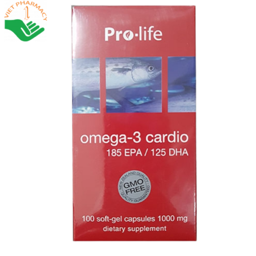 Viên dầu cá Omega-3 Cardio New Zealand Nutritionals giúp bổ sung axit và tốt cho sức khỏe tim mạch