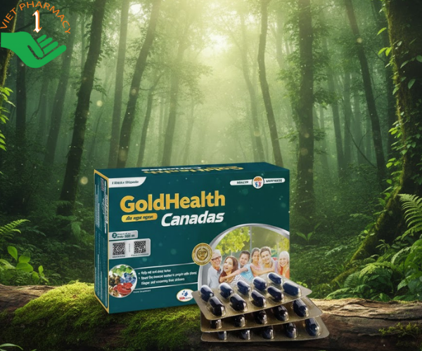 Viên uống Goldhealth Canadas giúp ăn ngon, ngủ ngon (Hộp 6 vỉ x 10 viên)