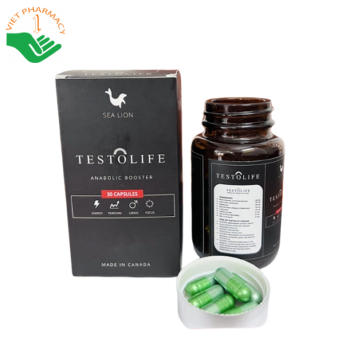 Viên uống bổ thận tráng dương tăng cường sinh lý nam TESTOLIFE