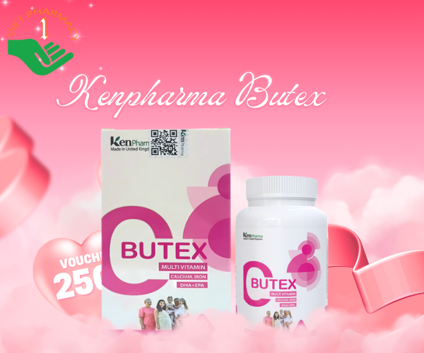Viên uống bồi bổ cho phụ nữ mang thai Kenpharma Butex (Hộp 30 viên)