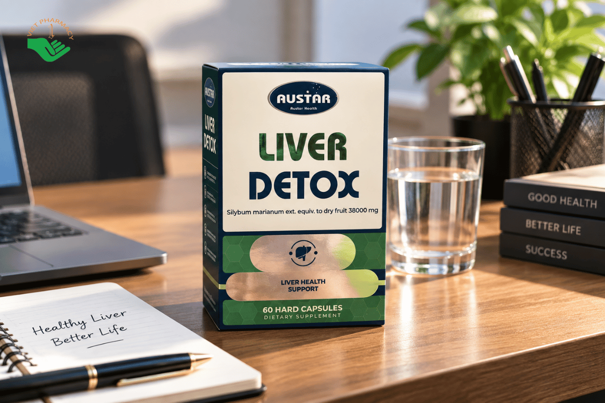 Viên uống giải độc gan Austar Liver Detox