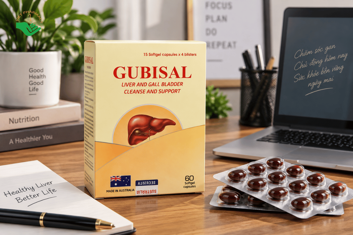 Viên uống giải độc, phục hồi chức năng gan Gubisal