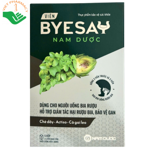 Viên uống giải ượu giải độc hỗ trợ bảo vệ gan Nam Dược Bye Say