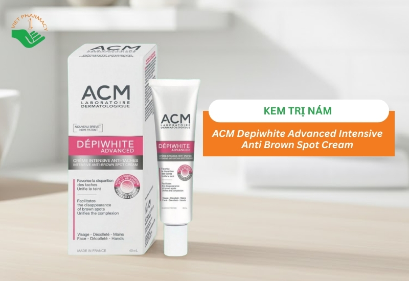 Kem trị nám ACM Depiwhite Advanced Intensive Anti Brown Spot Cream 40ml