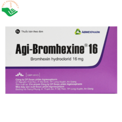 Thuốc Agi bromhexine 16 điều trị bệnh đường hô hấp hiệu quả (3 vỉ x 10 viên)