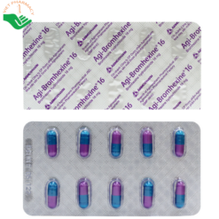 Thuốc Agi bromhexine 16 điều trị bệnh đường hô hấp hiệu quả (3 vỉ x 10 viên)