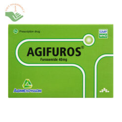 Agifuros 40Mg trị tăng huyết áp, tăng canxi huyết, trị phù