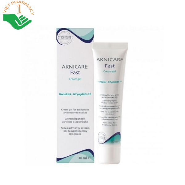 aknicare-fast-creamgel-30ml-1 Kem giảm mụn cho da dầu Aknicare Fast Cream Gel