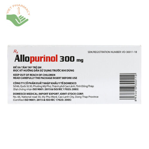Thuốc Allopurinol