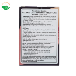 Viên uống giảm cân Alltimes Care Platinum Weightloss