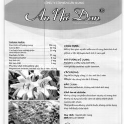 An Nữ Đan - hỗ trợ giảm u xơ tử cung
