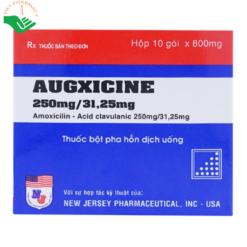 Thuốc Augxicine 250mg/ 31.25mg điều trị nhiễm khuẩn (10 gói)