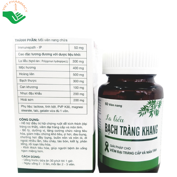 Viên Uống La Liễu Bạch Tràng Khang