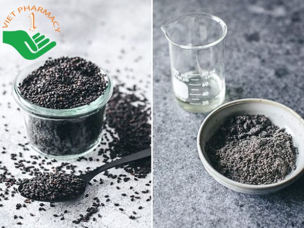 Dùng bột mè đen mỗi ngày để hạn chế tình trạng bạc tóc sớm