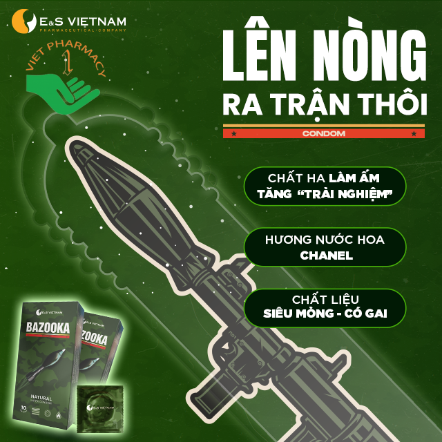 Bao cao su có gai Bazooka