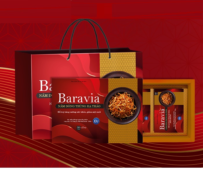 Baravia Nấm Đông Trùng Hạ Thảo