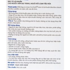 Bào tử lợi khuẩn LiveSpo Colon cho người rối loạn tiêu hóa