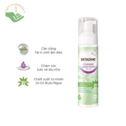 Bọt vệ sinh phụ nữ hàng ngày Betadine Feminine Wash Foam Daily Use Fresh and Active Lemon Verbena