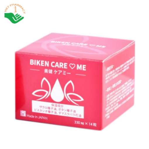 Viên bôi Biken Careme - Hỗ trợ bổ sung nội tiết tố, dưỡng da (Hộp 14 viên)