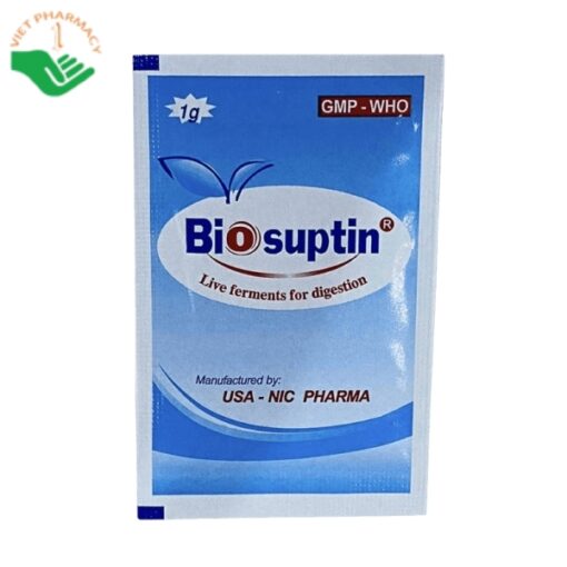 Biosuptin giúp cân bằng hệ vi sinh đường ruột (1 hộp x 25 gói)