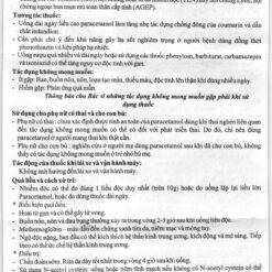 Thuốc Biragan 500mg (Hộp 4 vỉ x 4 viên sủi)