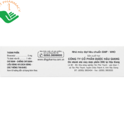 BisacodylDHG 5mg trị táo bón