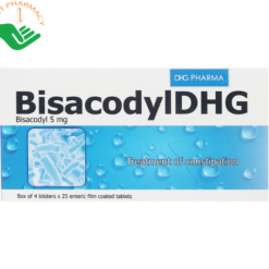 BisacodylDHG 5mg trị táo bón