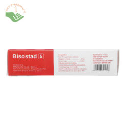 Bisostad 5 trị tăng huyết áp, đau thắt ngực, suy tim