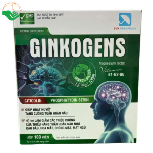 Bổ não Ginkogens TP Pharma