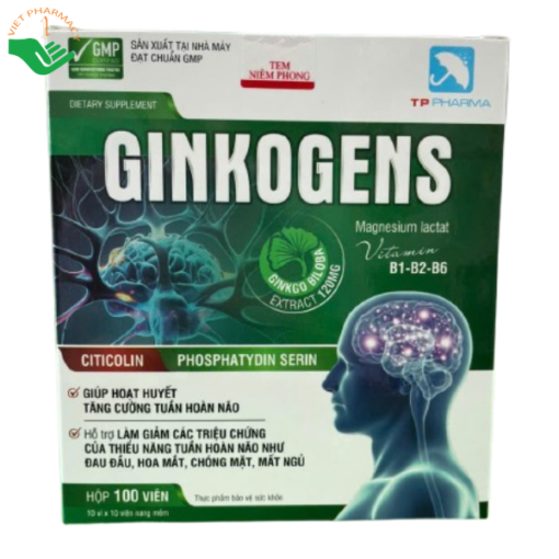 Bổ não Ginkogens TP Pharma
