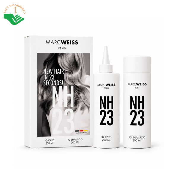 Bộ sản phẩm Dầu gội và Nước dưỡng tóc Marc Weiss Paris NH 23